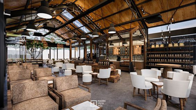 Ảnh quán cafe đẹp theo phong cách Châu Âu lãng mạn