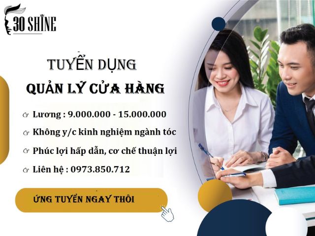 Mẫu bài đăng tuyển dụng nhân viên quản lý cửa hàng